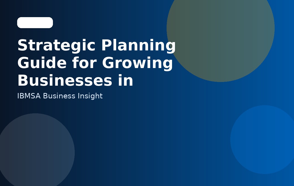 Strategic Planning Guide for Growing Businesses in Australia